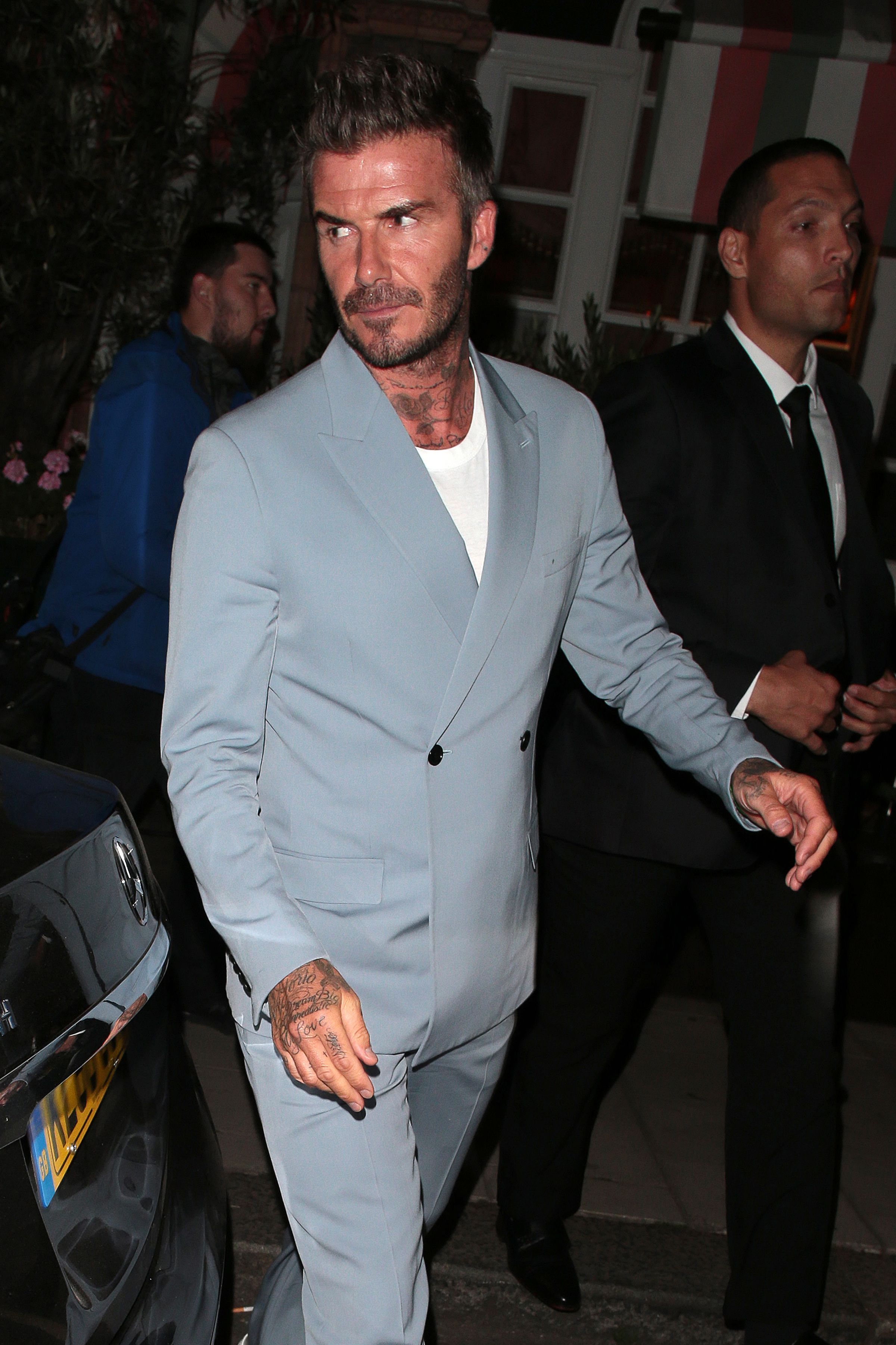 David Beckham Is Dressed To Party Like It's 1989