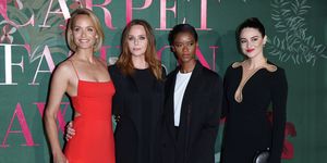 milan, italy   september 22  amber valletta, stella mccartney, letitia wright and shailene woodley attend the green carpet fashion awards during the milan fashion week springsummer 2020 on september 22, 2019 in milan, italy photo by stefania dalessandrogetty images
