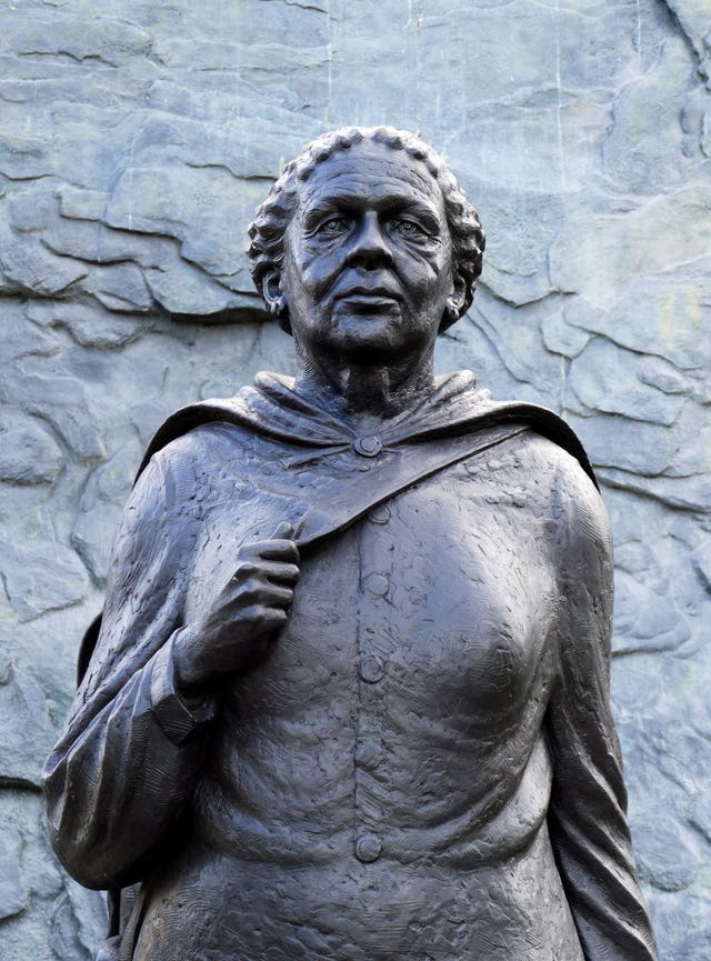 statue of mary seacole at st thomas hospital, london, by martin jennings mary jane seacole om 1805 Ð 1881,  british jamaican business woman and nurse who set up the british hotel behind the lines during the crimean war photo by universal history archiveuniversal images group via getty images