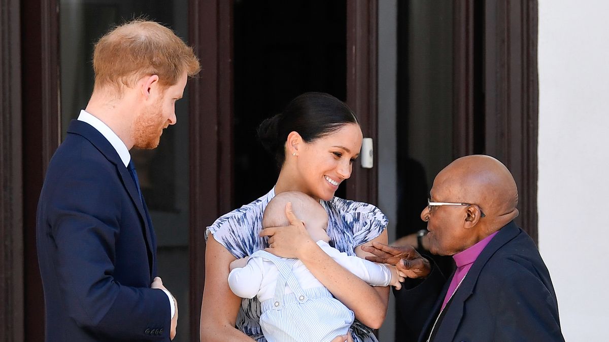 preview for Meghan Markle and Prince Harry Take Archie to Meet Desmond Tutu