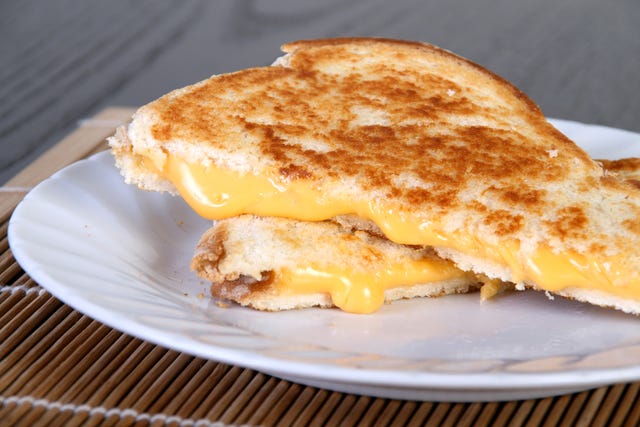 grilled cheese cheddar sandwich