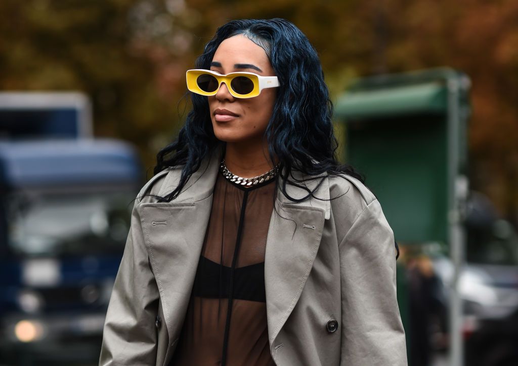 paris, france   september 25 aleali may is seen outside the maison margiela show during paris fashion week ss20 on september 25, 2019 in paris, france photo by daniel zuchnikgetty images