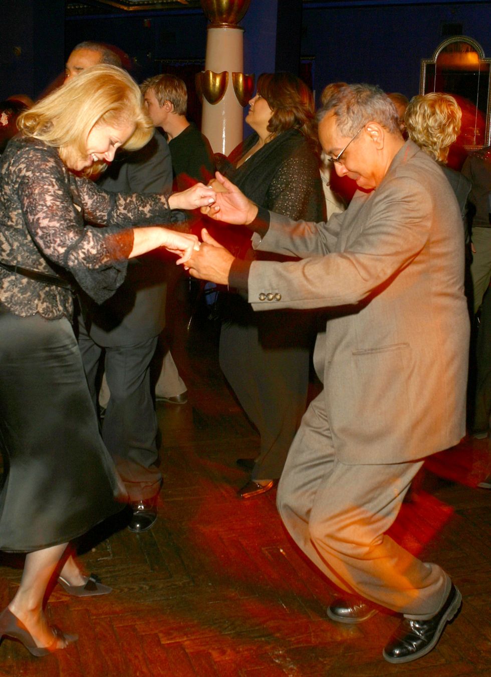 daryl roth left dances with george c wolf during johnnie walker salutes anna in the tropics at the supper club in new york city, new york, united states photo by j countesswireimage for hulagal productions