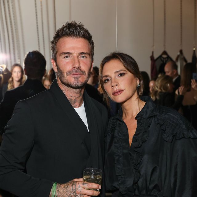 london, england september 30 david and victoria beckham attend victoria beckham and sothebys celebration of andy warhol with don julio 1942 at her dover street store, on september 30, 2019 in london, england photo by darren gerrishwireimage for white company