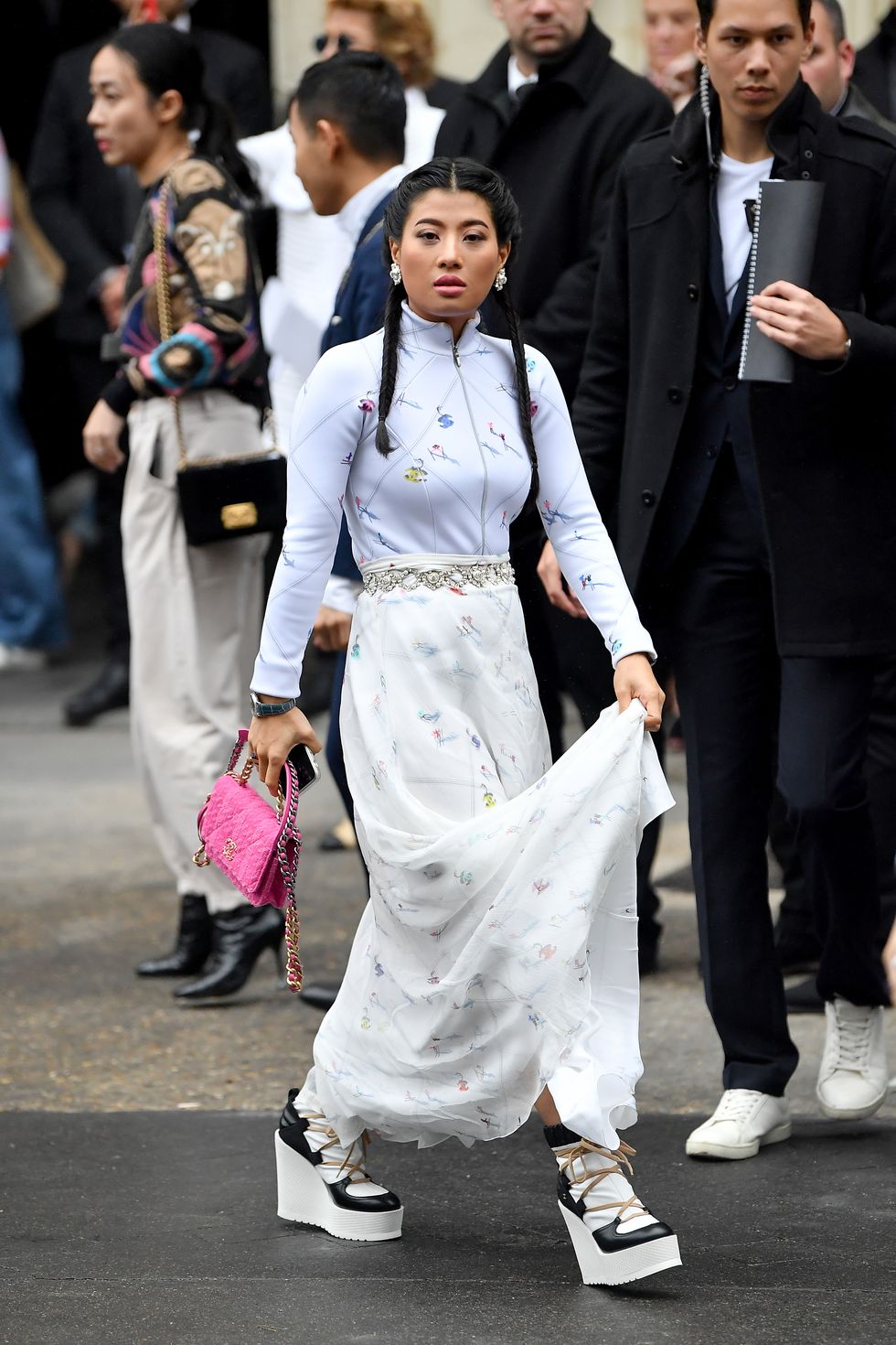 Chanel : Outside Arrivals -  Paris Fashion Week - Womenswear Spring Summer 2020