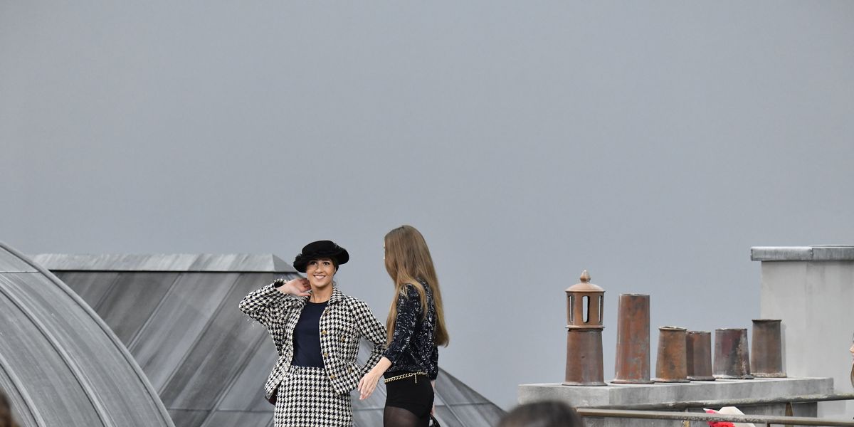 Gigi Hadid Confronts a Runway Crasher at Paris Fashion Week
