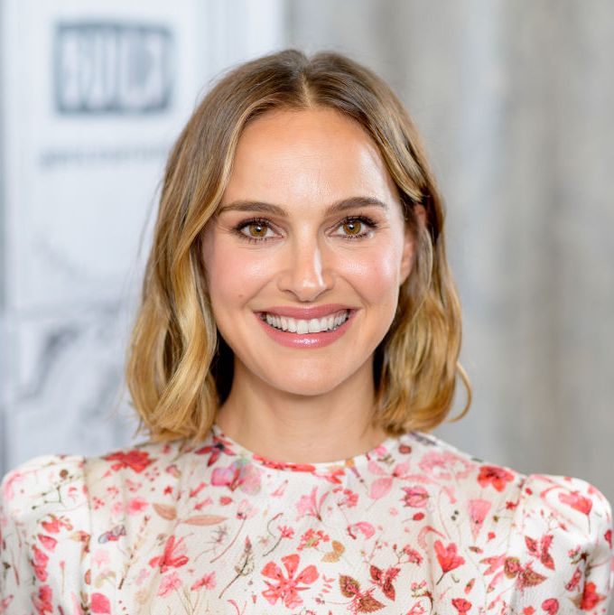 new york, new york   october 02 actress natalie portman discusses lucy in the sky with the build series at build studio on october 02, 2019 in new york city photo by roy rochlingetty images