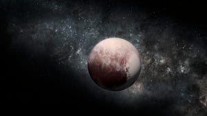 pluto illustration incorporating nasa new horizons terrain imagery