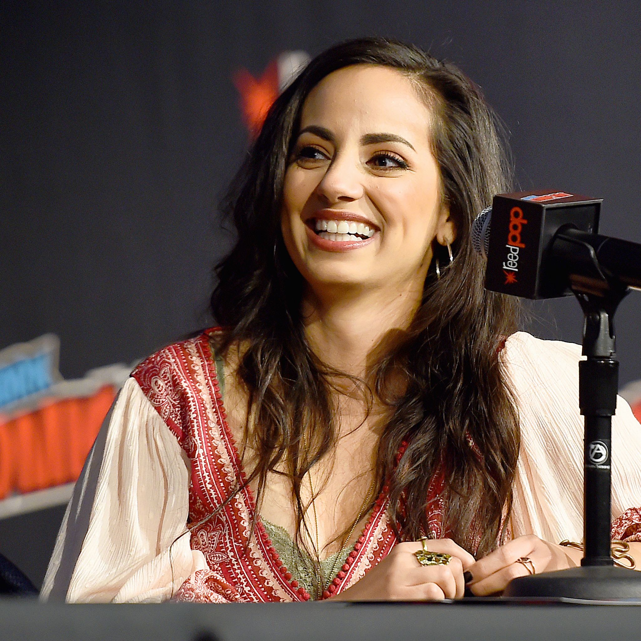 sandra saad, who plays ms marvel in marvel's avengers video game, speaks at new york comic con 2019