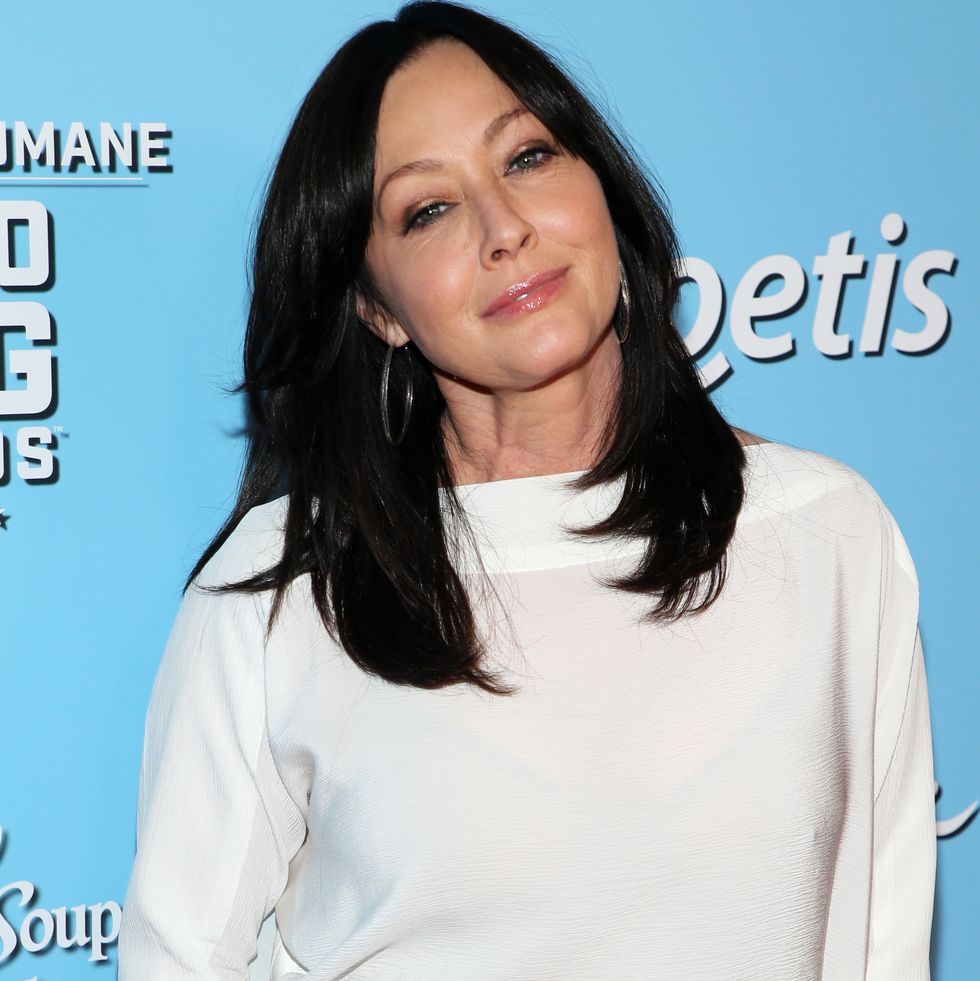 beverly hills, california   october 05  shannen doherty attends the 9th annual american humane hero dog awards at the beverly hilton hotel on october 05, 2019 in beverly hills, california photo by phillip faraonefilmmagic
