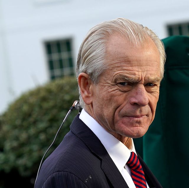 washington, dc   october 08 white house national trade council director peter navarro is interviewed by fox business network outside the white house october 08, 2019 in washington, dc navarro will be taking a lead role in trade negotiations with the chinese that are scheduled to begin this week photo by chip somodevillagetty images