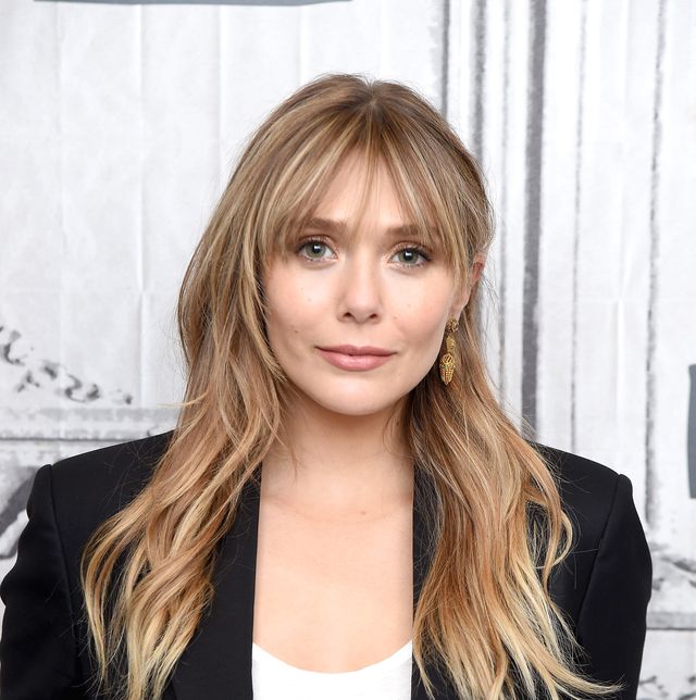 new york, new york   october 08 actress elizabeth olsen visits the build series to discuss the facebook watch original series “sorry for your loss season 2” at build studio on october 08, 2019 in new york city photo by gary gershoffgetty images