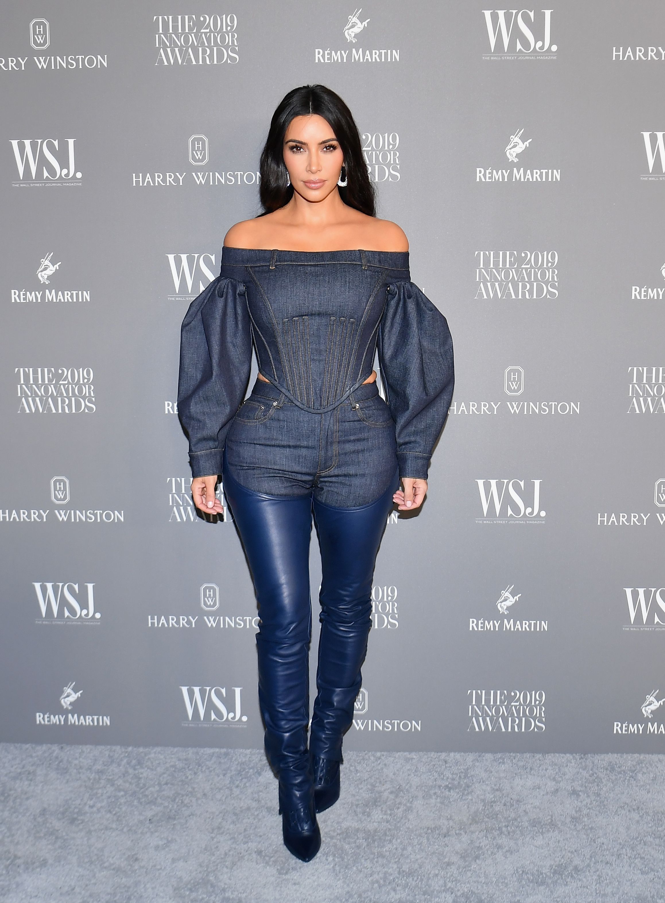 Kim Kardashian Wearing Leather Chaps Pics