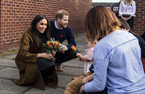 Meghan Markle Prince Harry visit military families