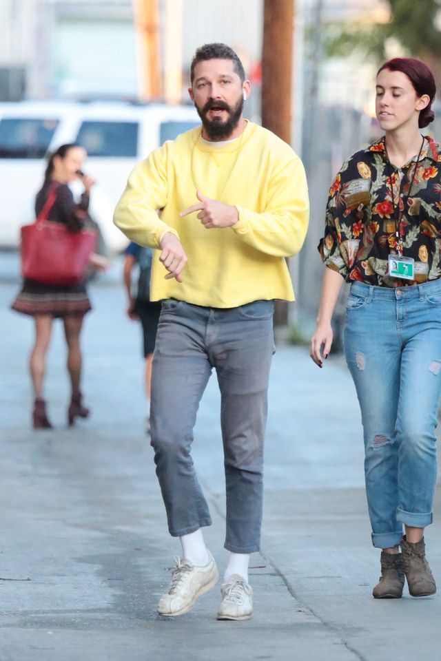 Crewneck sweater worn by Sean (Shia LaBeouf) as seen in Pieces of a Woman  movie wardrobe
