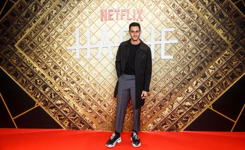madrid, spain   october 16 alejandro speitzer attends hache premiere by netflix at paz cinema on october 16, 2019 in madrid, spain photo by pablo cuadragetty images for netfix