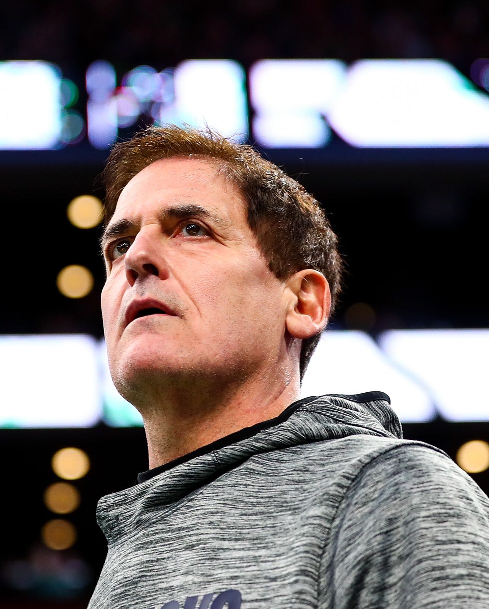 boston, ma   november 11 dallas mavericks owner mark cuban looks on during a game against the boston celtics at td garden on november 11, 2019 in boston, massachusetts note to user user expressly acknowledges and agrees that, by downloading and or using this photograph, user is consenting to the terms and conditions of the getty images license agreement photo by adam glanzmangetty images