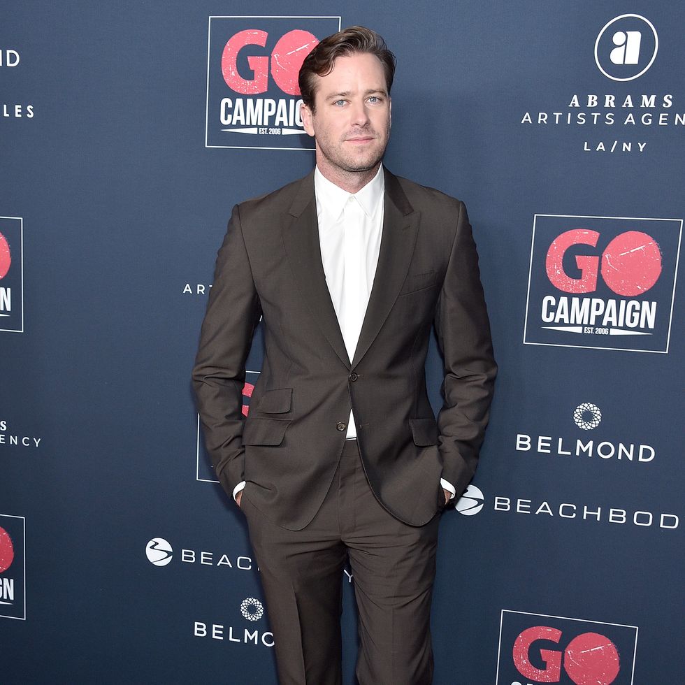 los angeles, ca   november 16  armie hammer arrives at the go campaigns 13th annual go gala at neuehouse hollywood on november 16, 2019 in los angeles, california  photo by gregg deguirefilmmagic