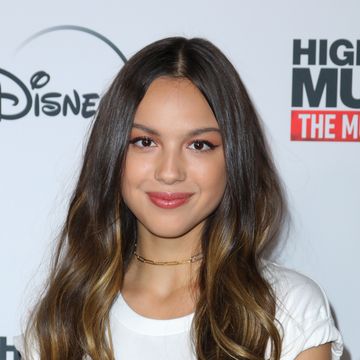 burbank, california   november 01 actress olivia rodrigo attends the premiere of disneys high school musical the musical the series at walt disney studio lot on november 01, 2019 in burbank, california photo by jc oliverawireimage
