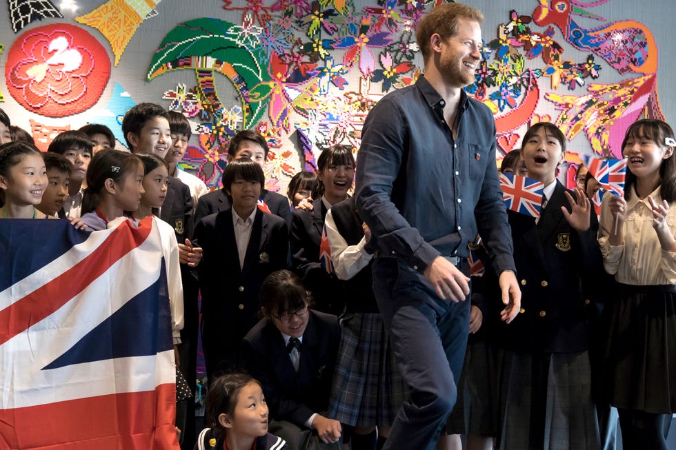 The Duke Of Sussex Visits Japanese Para-Athletes In Tokyo
