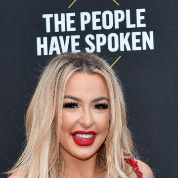 santa monica, california   november 10 2019 e peoples choice awards    pictured tana mongeau arrives to the 2019 e peoples choice awards held at the barker hangar on november 10, 2019    nup188989 photo by amy sussmane entertainmentnbcu photo bank