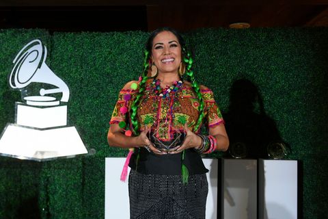 las vegas, nevada   november 12 lila downs attends the leading ladies of entertainment luncheon during the 20th annual latin grammy awards at estiatorio milos at the cosmopolitan of las vegas  on november 12, 2019 in las vegas, nevada photo by bryan steffygetty images for laras