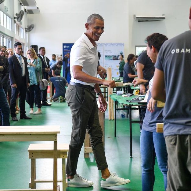 Galaxy Ødelæggelse øverst Barack Obama's Adidas Stan Smith Sneakers Prove He's a Style Icon