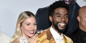sienna miller says chadwick boseman donated money from his salary to boost hers on film