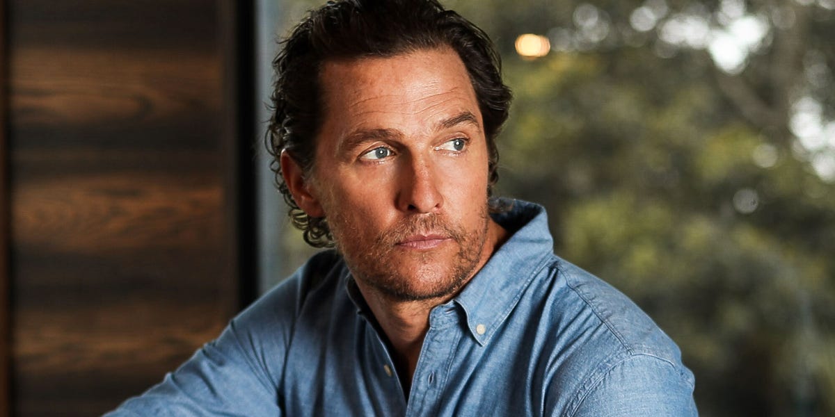 Matthew Mcconaughey Life Size Life Cast, Face Cast in White