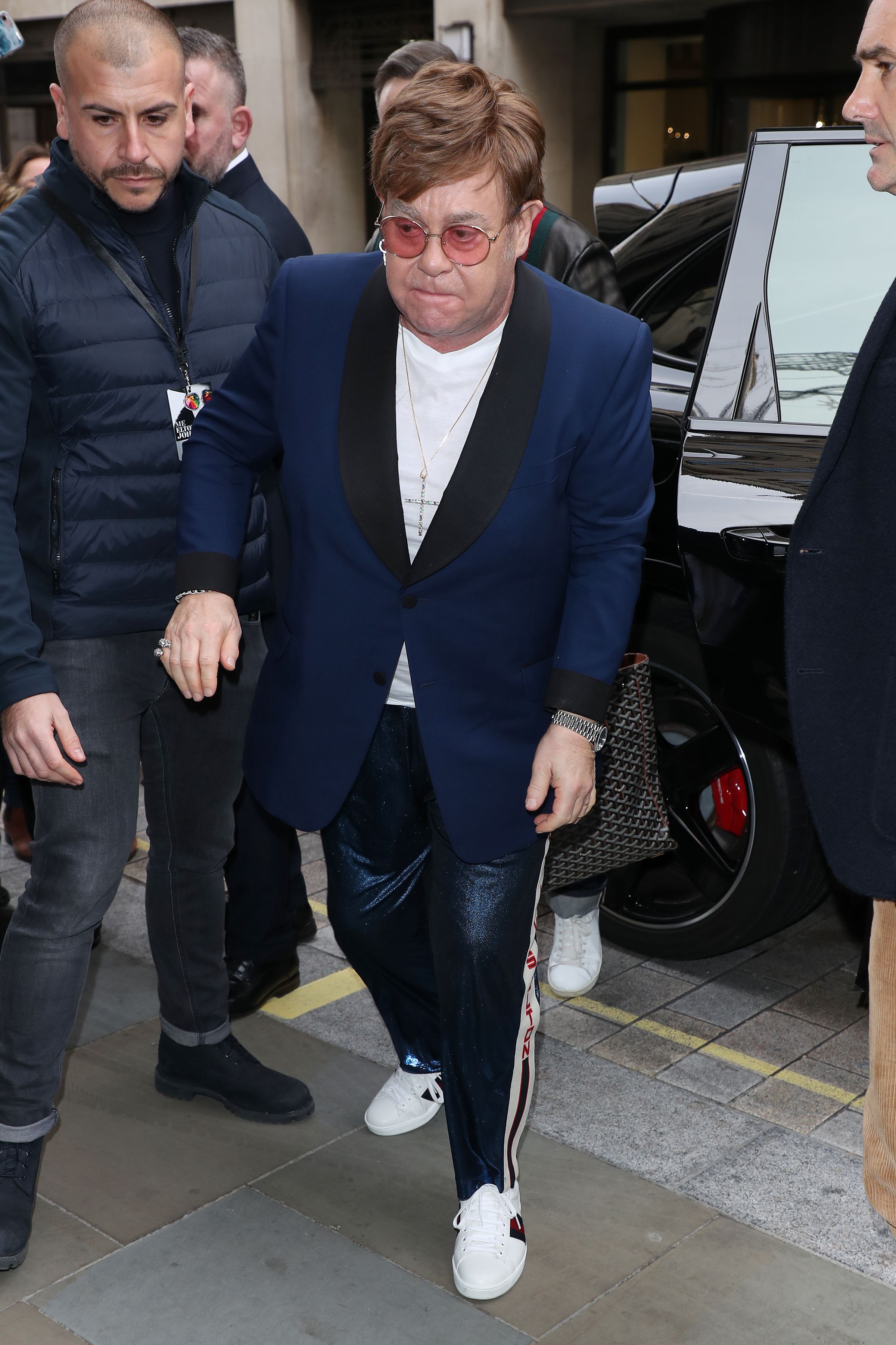 Elton John's Latest Gucci Outfit Is Proof of Secret, Stylish Knighted  British Celebrities