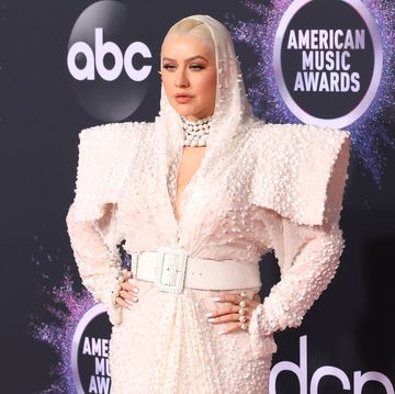 Christina Aguilera American Music Awards reaction