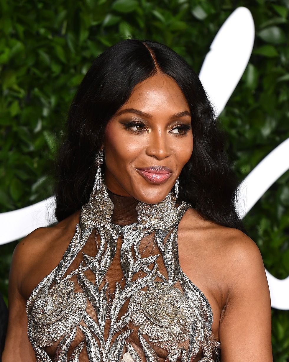 london, england december 02 naomi campbell arrives at the fashion awards 2019 held at royal albert hall on december 02, 2019 in london, england photo by jeff spicerbfcgetty images