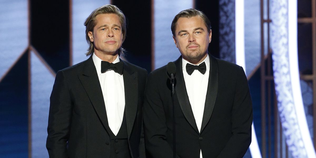 Brad Pitt's Golden Globes 2020 Acceptance Speech Joke About Leonardo ...
