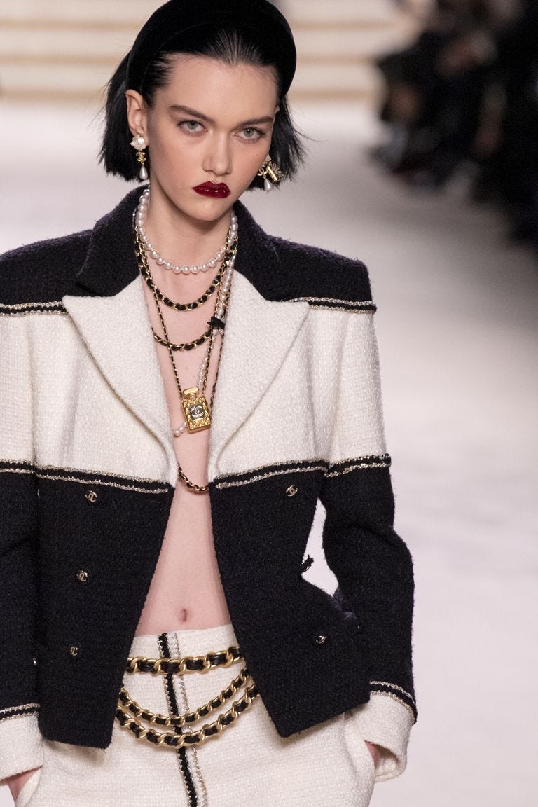 Chanel Metiers D'Art 2019-2020 : Runway At Le Grand Palais In Paris