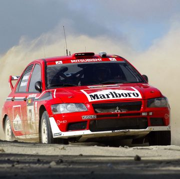 19 apr 2002  francois delecour of france drives his marlboro mitsubishi ralliart during the second day of the rally of cyprus, a part of the world rally championship  digital image mandatory credit reporter images grazia nerigetty images