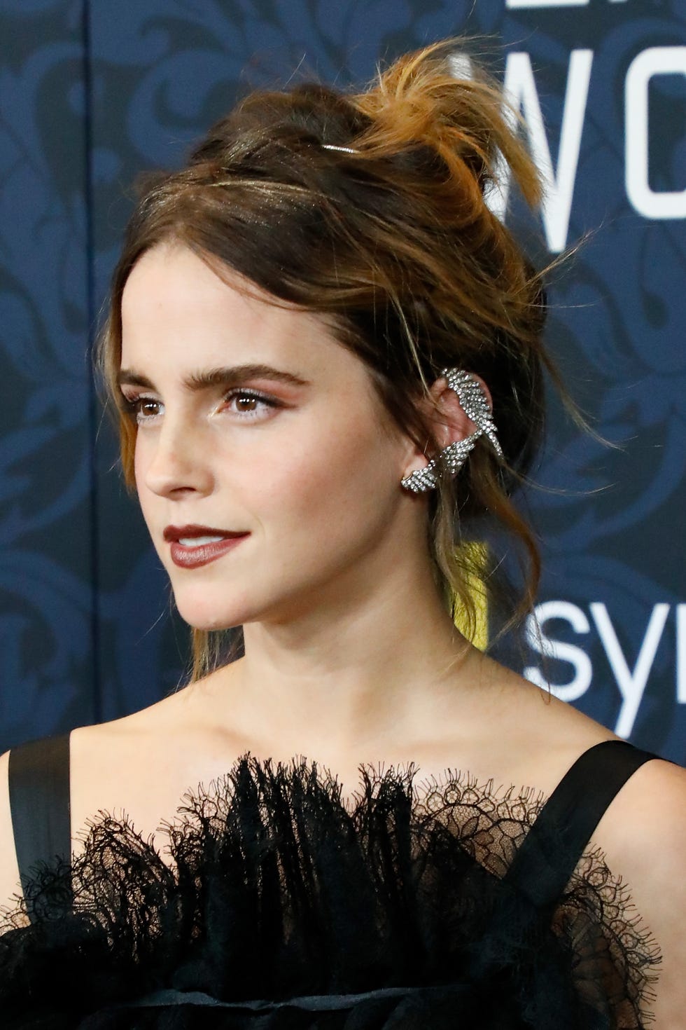 Emma Watson Dressed as Bellatrix Lestrange at the 