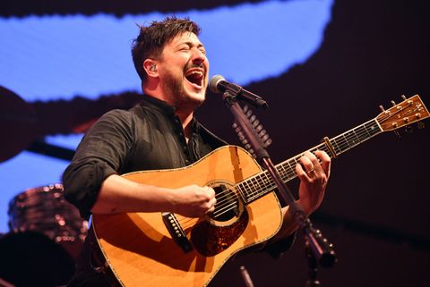anaheim, california   december 08  singer marcus mumford of mumford and sons performs onstage during the kroq absolut almost acoustic christmas 2019 at honda center on december 08, 2019 in anaheim, california photo by scott dudelsongetty images