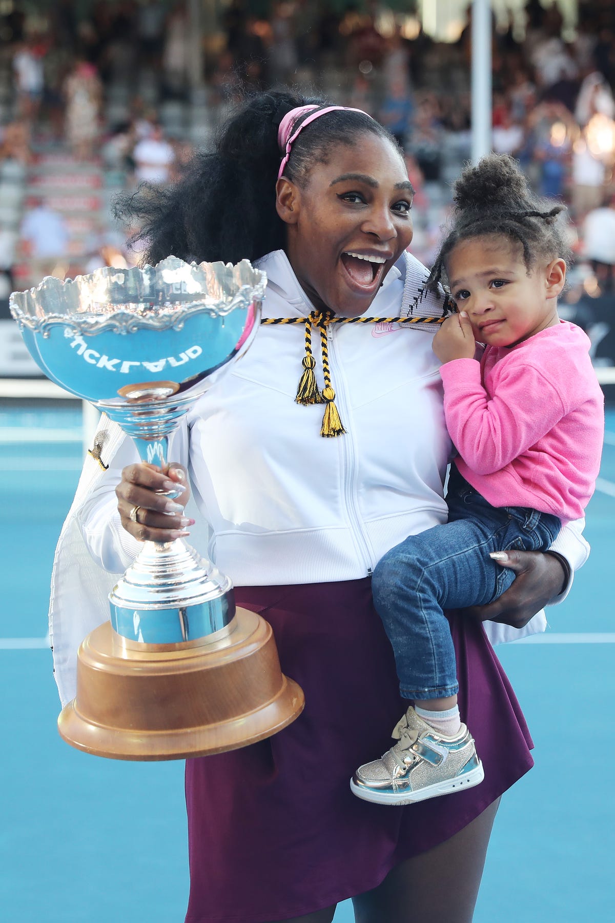 Serena Williams' daughter wears replica of her Australian Open look