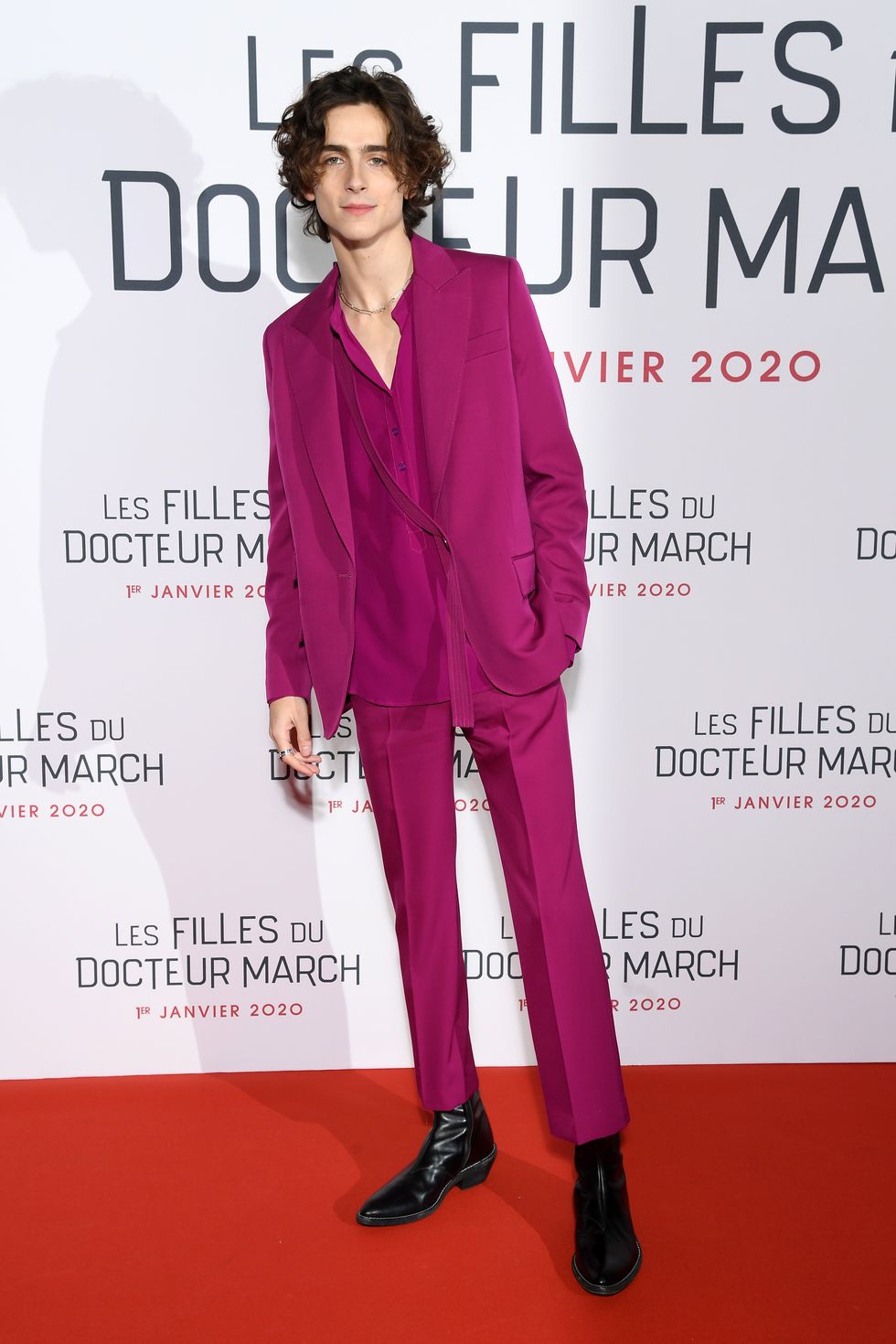 Timothée Chalamet In Louis Vuitton - 'Beautiful Boy' LA Premiere