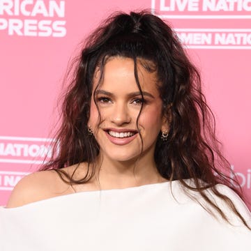 Rosalía arrives at the 2019 Billboard Women In Music at Hollywood Palladium on December 12, 2019 in Los Angeles, California.