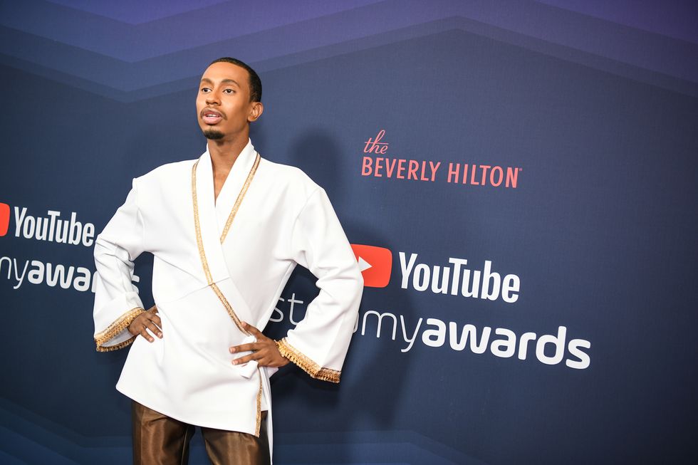 beverly hills, california   december 13 kalen allen arrives at the 9th annual streamy awards at the beverly hilton hotel on december 13, 2019 in beverly hills, california photo by morgan liebermanfilmmagic