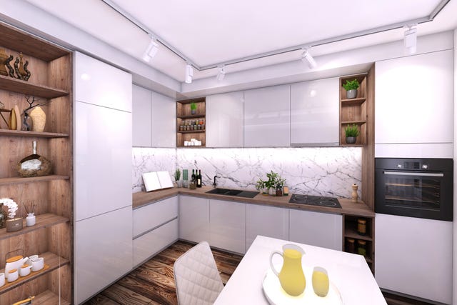 cocina moderna blanca