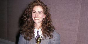 julia roberts look traje globos de oro 1990