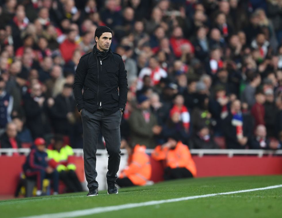 london, england   december 29 arsenal head coach mikel arteta during the premier league match between arsenal fc and chelsea fc at emirates stadium on december 29, 2019 in london, united kingdom photo by stuart macfarlanearsenal fc via getty images