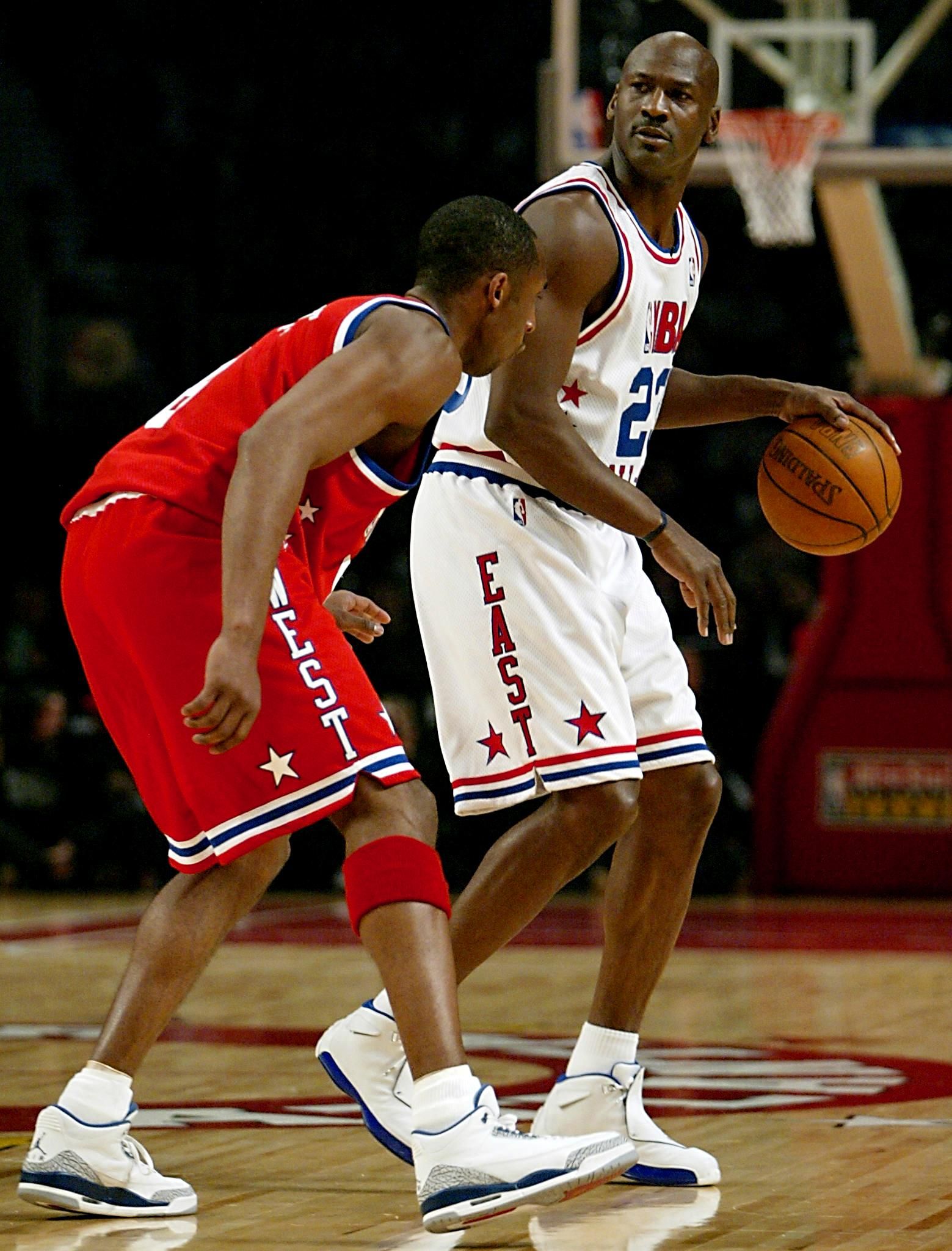 Kobe Bryant & Michael Jordan 2003 All Star Game 