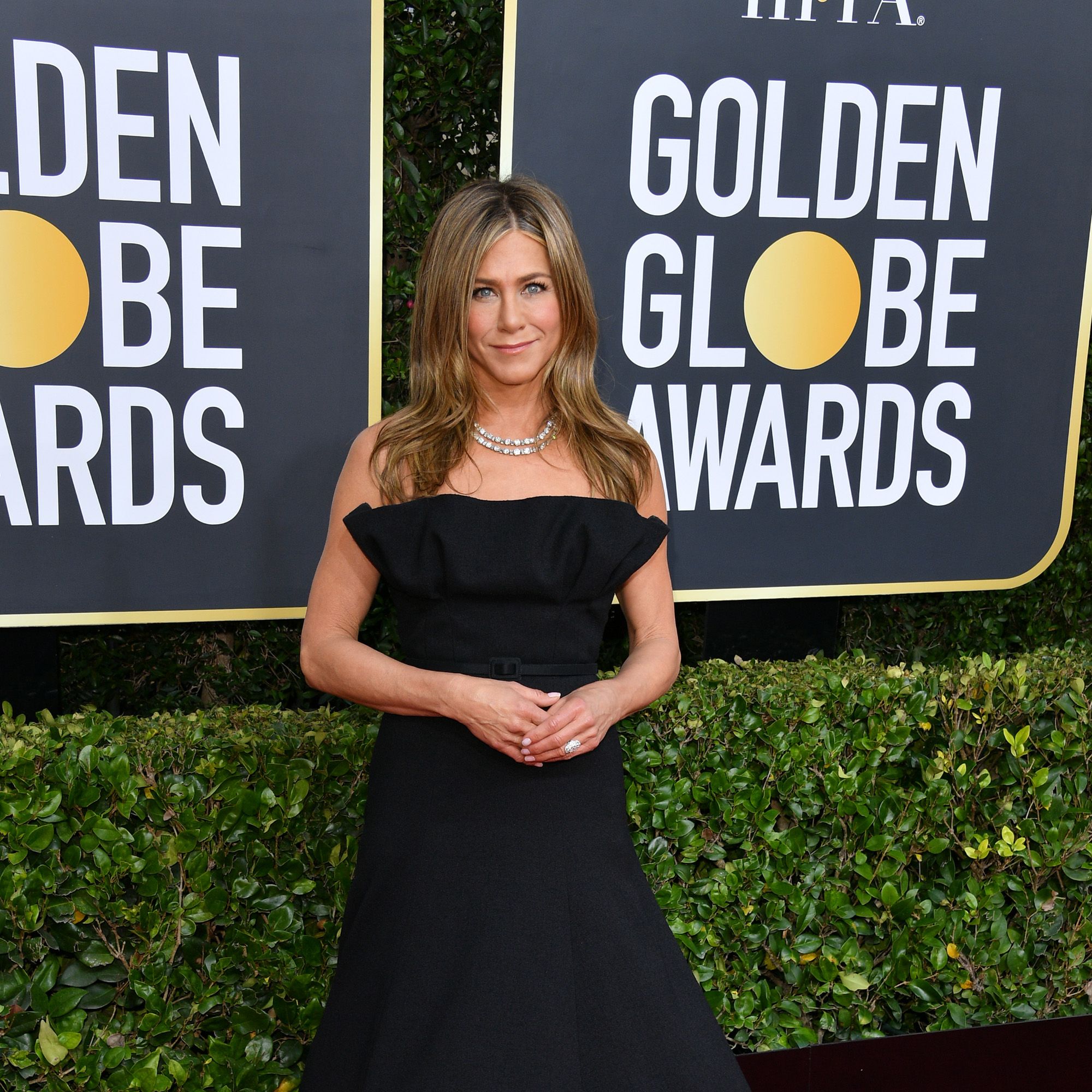 Jennifer Aniston's reaction to Brad Pitt's Golden Globes acceptance speech