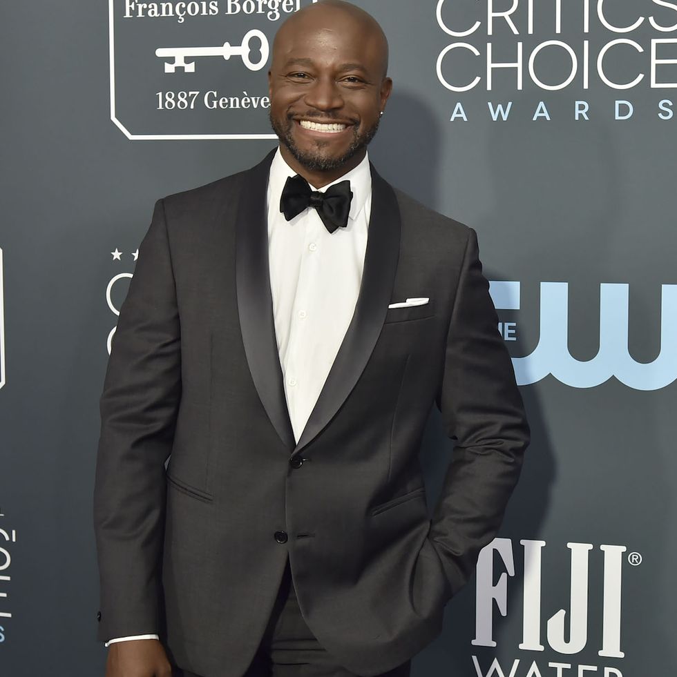 santa monica, ca   january 12 taye diggs during the arrivals for the 25th annual critics' choice awards at barker hangar on january 12, 2020 in santa monica, ca photo by david crottypatrick mcmullan via getty images
