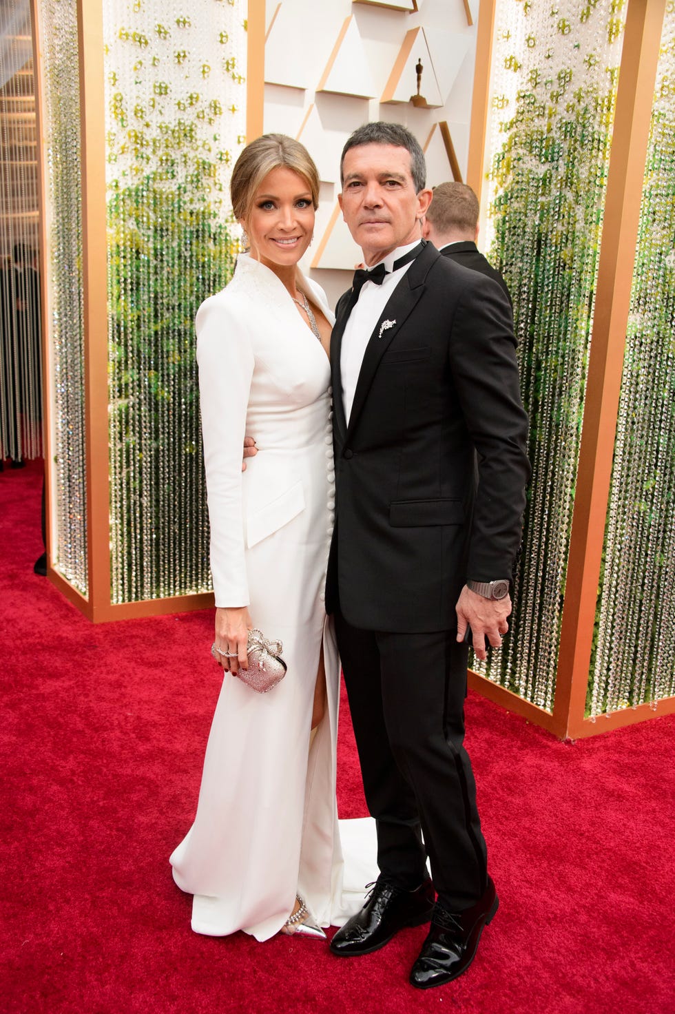 Antonio Banderas junto a su pareja Nicole Kimpel