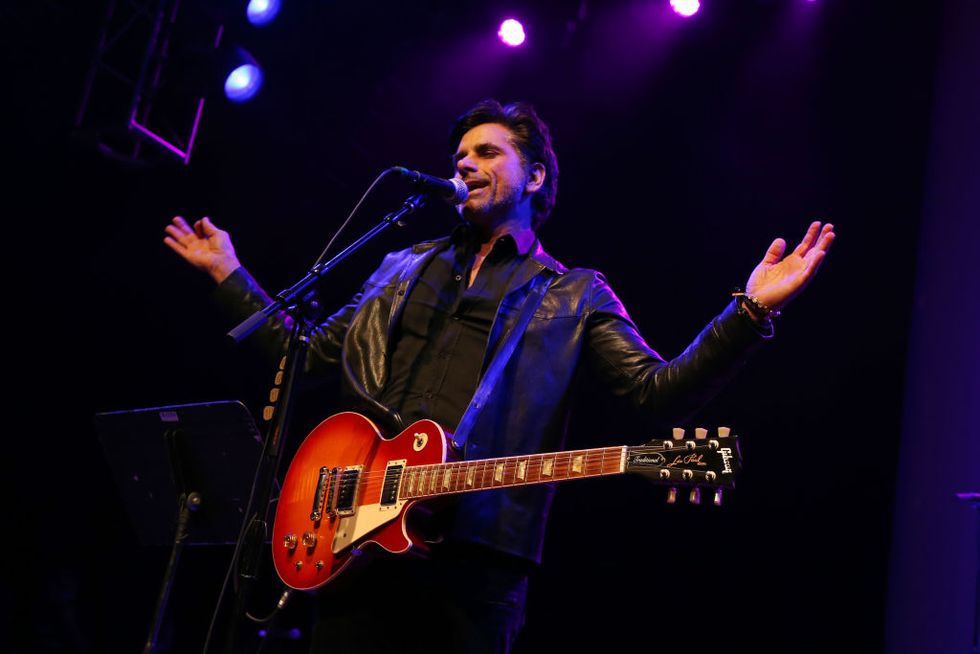 anaheim, california january 16 john stamos hosts the gibson namm jam opening party 2020 at city national grove of anaheim on january 16, 2020 in anaheim, california photo by phillip faraonegetty images for gibson