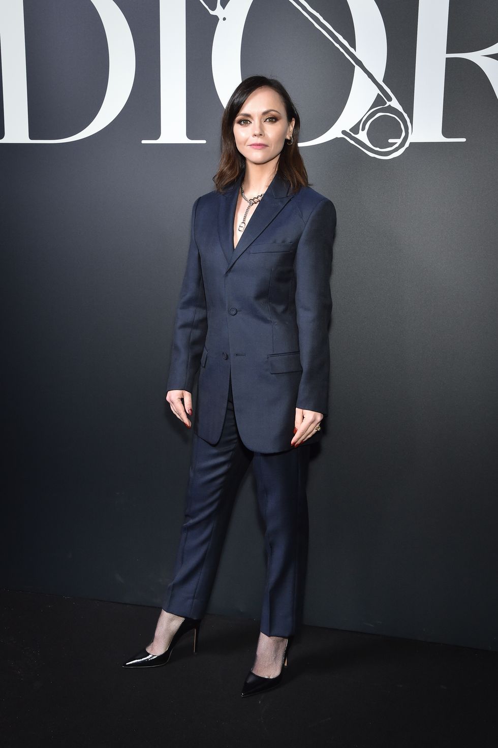 paris, france   january 17 christina ricci attends the dior homme menswear fallwinter 2020 2021 show as part of paris fashion week on january 17, 2020 in paris, france photo by stephane cardinale   corbiscorbis via getty images